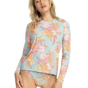 ROXY Sea Skippin Long Sleeve Rashguard| Sz S